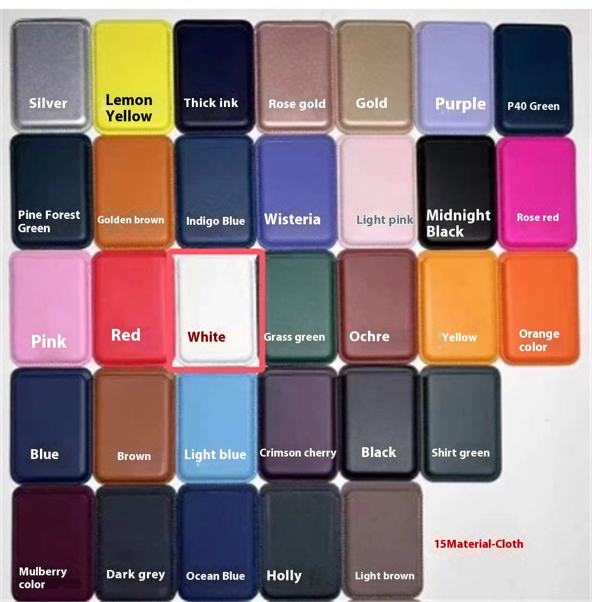 Magnetic Luxury Leather Card Holder