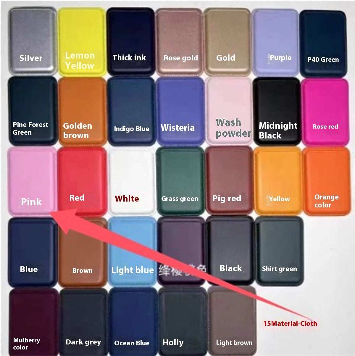 Magnetic Luxury Leather Card Holder